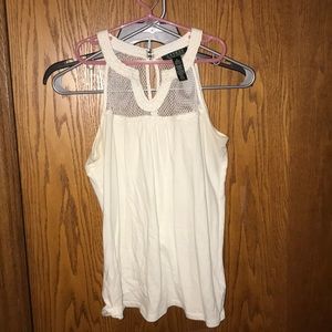 White Ralph Lauren tank top